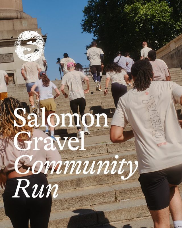 Sun’s out and there’s no better time to get moving…follow @arwayeh_ ‘s Salomon community gravel run route / steps on the app for a great central london run with fun stops along the way 🤸👟!!